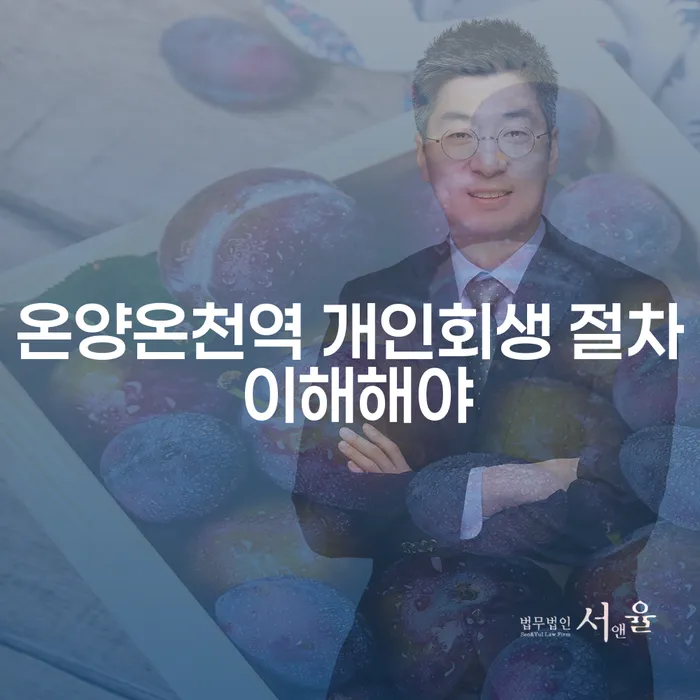 온양온천역 개인회생 절차 이해해야