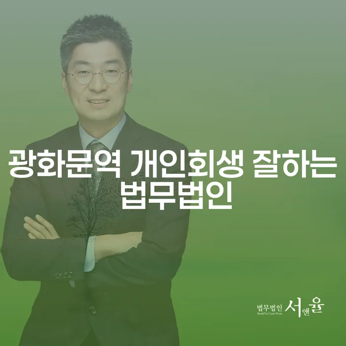 광화문역 개인회생 잘하는 법무법인