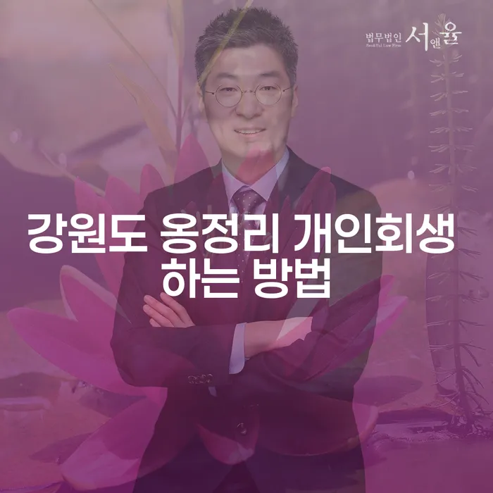 강원도 옹정리에서 개인회생 신청하는 가장 효과적인 방법은 무엇인가요?